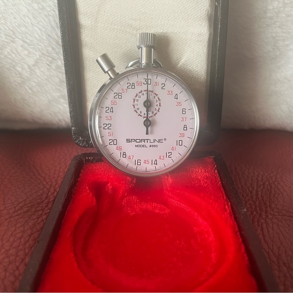 SPORTLINE Other Vintage Sportline Stopwatch Model 66 In Original